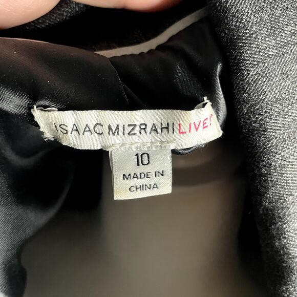 Isaac Mizrahi Live size 10 Dress Jacket A217659 Lined  3 pockets - Picture 5 of 11